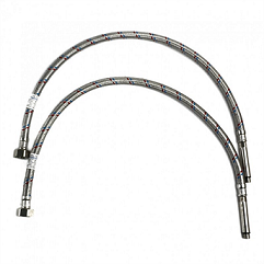 60365 Шланг игла EXTRA LONG Monoflex SS12mm M-10 50см (пара) для смесителя