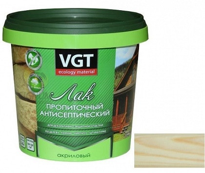 34268 Лак акрилов. пропит. антисепт. VGT БЕЛЫЙ 2,2кг VGT0194