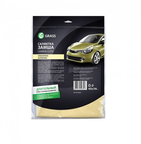 31816      Салфетка авто GraSS IT-0322 45х54см унив. иск.замш Алькантра