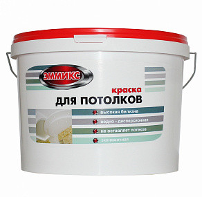 10718 Краска ЭММИКС ИНТЕРЬЕРНАЯ в/д, белая 7,0кг 616845 /7047307