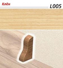 12527      Заглушка ЛАЙН ПЛАСТ левая L005 Клён(50) <8223423> шт