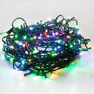 58059      Гирлянда Neon-Night Твинкл Лайт 10м, 80LED, Мультиколор, тем.зелен.ПВХ IP20 <303-049>