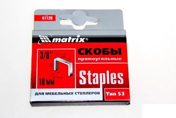 25994   Скобы для степлера  10мм П-скоба (тип 140) SKOLE  SKB3-10 (уп1000шт) уп