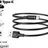 33538 Дата-кабель BOROFONE BX41 Amiable magnetic Type-C 1м (черный)