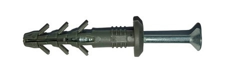 13991 Дюбель забивной грибок 6 х 40мм/ ЧЕРНЫЙ с усами SM-G, шт