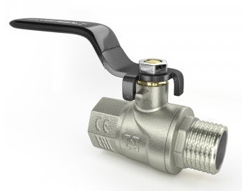 60680   Кран шаровый ГШ 1,1/4" (32) УСИЛЕН RAFTEC BLACK (Germany) Черная руч (PN-20) 004781