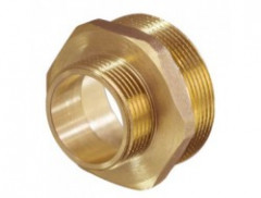 21387      Ниппель НН 1/2 х 1/4" латунь Усилен. TIM 85380 Арт