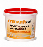 62582   Грунт-краска УТЕПЛЯЙКА кварцевая белая 10л