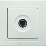 22217 Розетка накл. Schneider Electric ЭТЮД 3-я Б/З белая <PA16-009B>