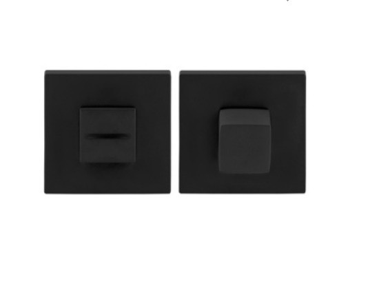 54542      Фиксатор дв. квадратный Code Deco Slim WC-3016-BLM черн.матов. <00031655>