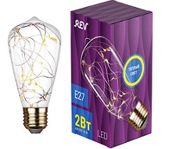 55362      Лампа LED REV VINTAGE Coper Wire груша ST64  2W 2700K Тепл. Е27 DECO Premium <32445 4>