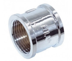 57961   Муфта 1/2" ВВ ХРОМ (латунь)  K-SF022 TIM / 92956 Арт