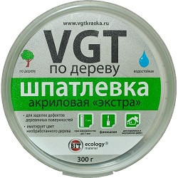 14366      Шпатлевка акрил  д/дер. Венге 0,3кг Экстра <VGT0244>