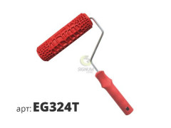 44774   Валик с ручкой Структурн. резин."Кожа змеи"  180мм Китай PQtools <1413102>