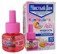 16754      Жидкость фумигац. Чистый Дом  Комаришка ДЕТСКИЙ  (30 ноч.) <02-114>