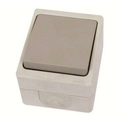 34471      Выключатель накл. влагоз. TDM ВУОКСА Серый 1кл 10А IP54 <SQ1803-0001>