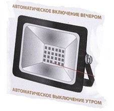 45416      Прожектор LED 30W с фотореле IP65 6500К СДО-04-030Н-Ф Народн/ ЧЕРН. SQ0336-0233