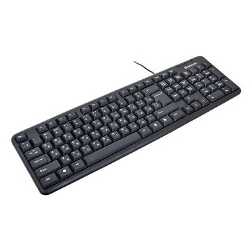39011 Клавиатура проводная Defender Element HB-520 Black, Classic, USB, 104 кн <161230>