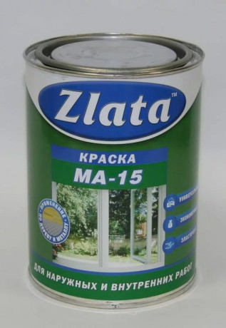 53197   Эмаль масляная МА-15 Голубая 2,6 (2,4) кг ZLATA ФТ03667