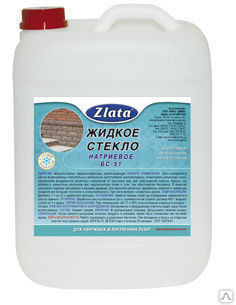 08166      Жидкое стекло  7,0 кг  ZLATA, канистра  <04443431> шт