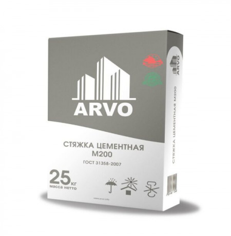 27397 Стяжка цементная М200 АРВО ("ARVO") (25кг) шт