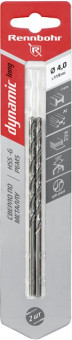 60756   Сверло по мет.  3,0х61мм HSS-Co P6M5К5 RENNBOHR Cobalt Prom  (уп20шт)  / 671030  ШТ