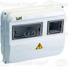 14968      Щит учета пластм. ЩУРн-П 1ф/3ф сч.- 3мод IP55/серый IEK MSP103-1-55
