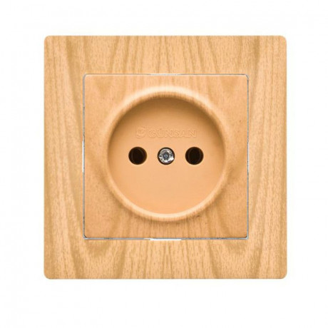 17026      Розетка GUNSAN VISAGE VS Клен 1-я Б/З ( VS 28 23 113)
