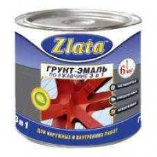 14174   Грунт-эмаль 3в1 ZLATA Серая 2,6кг  <ФТ03480>