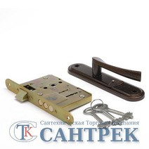 03033   Замок врезной сувальд ЗЕНИТ ЗВ9-4.2 ручки Медь <00015821/34863>