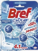 28755      Подвеска на унитаз Bref WC шарики (уп1*50г=4шар) ассорт/уп