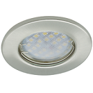 60032   Светильник встр. Ecola MR16 GU5.3 DL90 плоск. Хром 30х80 Light FС1621EFY