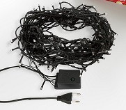 58066      Гирлянда Neon-Night Универсал 20м, 200LED, Белые, черн.ПВХ, IP20, +контроль <303-106>