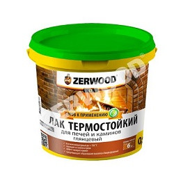 46401 Лак акриловый 2,5кг ТЕРМОСТОЙКИЙ д/печ.каминов ZERWOOD LТ ведро