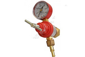 38173   Редуктор пропановый БПО-5-3 латунь ОРАНЖЕВ. 12.2.008-75