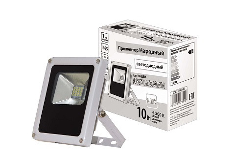 12652 Прожектор LED 30W с датч.движ. IP65, 6500К LEEK LE FL IR черн. LE040304-0003