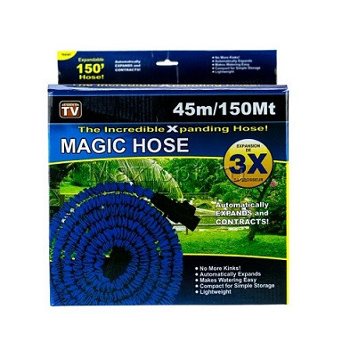 16905 Шланг полив. MAGIC HOSE 45 м,150 FT +пистол. и коннект.