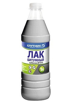 28308 Лак Битумный 1,0л бут. ПЭТ Спутник