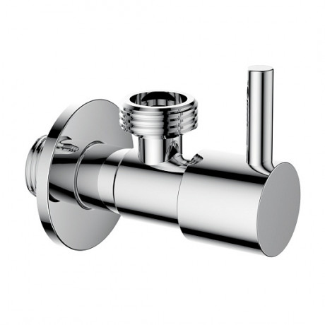 58698   Кран 1/2"х1/2" Н.Р. угловой хром латунный Mixxus PREMIUM ANG-07