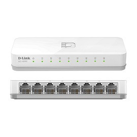 59291 Коммутатор D-Link DES-1008C/B1A, неуправляемый, 8 портов Ethernet 100Mbps <320308>