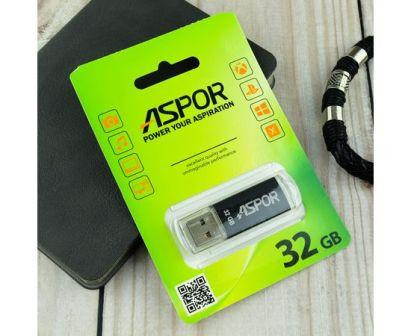 48227      Флешка 32G USB  2.0 Aspor PK_ROCKETBK (чёрный) нс