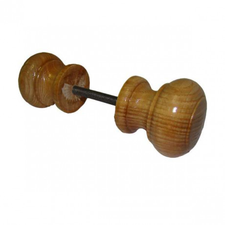 38472   Ручка дверная-кнопка дерево ЙО-МОККО 00003249 / к-т