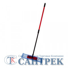 21373     Швабра с насадк. микроф.14*43см /карман/ руч.мет. 120см 60375 Лючиано Серая МОРМ-3 MrHouse <636951>