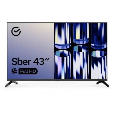 57038   Телевизор 43" Sber SDX  43F2124 черный 1920x1080, HD Full , 60 Гц, Wi-Fi, Bluetooth,