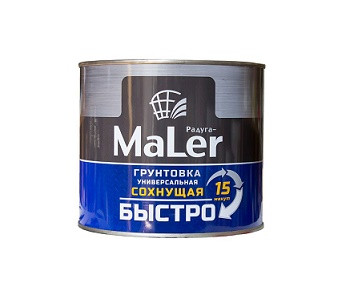 49724   Грунтовка универсал. БЫСТРОСОХ. Белая 1,9кг Радуга Maler  УФ-00002641