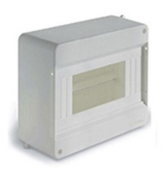 09891   Бокс КМПн- 6-8 мод. наруж.уст. без крышки IP20 ТДА белый