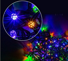 51524 Гирлянда KOC_GIR300LED Hexagon нить 31.5м 1реж. RGB Алмазы разноцв. IP44 КОСМОС <680364>