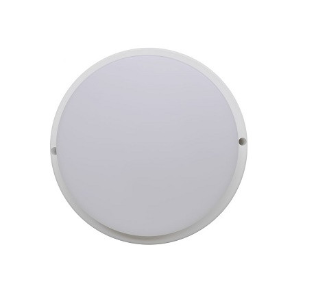 27936      Светильник LED IP65 накладной Ecola ЖКХ (Круг) 24W 4200K 210*45 мат.белый ДПП DPRV24ELC <733389>