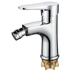 47844   Смеситель для БИДЕ литой LOFFREY LF85012 zinc ХРОМ, гайка
