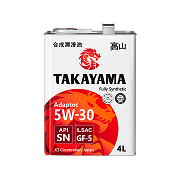 12646   Масло мотор. TAKAYAMA  5W30 ILSAC GF-5 АP/SN, 4 л. (1*4) /605043